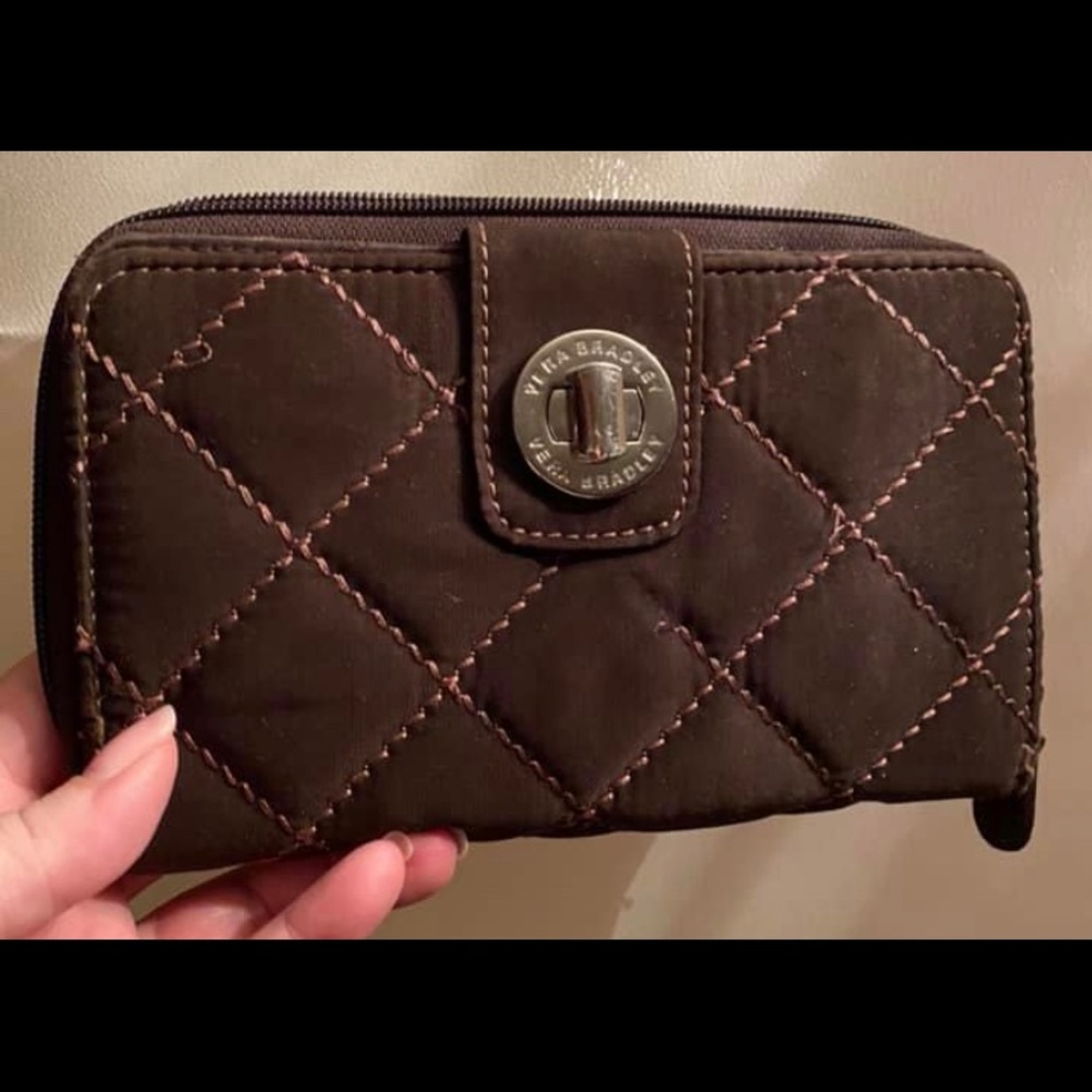 Vera Bradley Microfiber Brown wallet